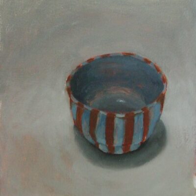 Morning tea cup #3, 2022
oil and acrylic on repurposed board