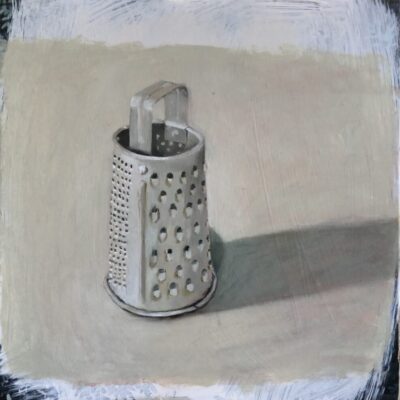 Grater I
2024
Acrylic and oil on repurposed board
31x29.5