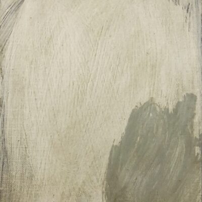 Little sketch III, 2025, acrylic and oil on repurposed board, 16x12cm