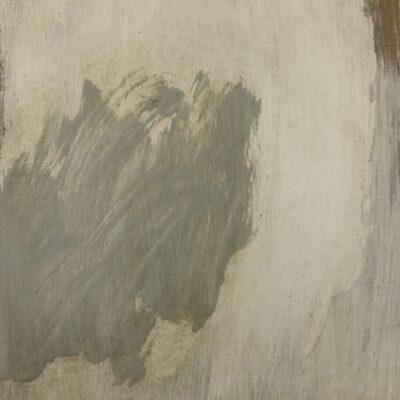 Little Sketch II, 2025, acrylic and oil on repurposed board, 16 x 12 cm